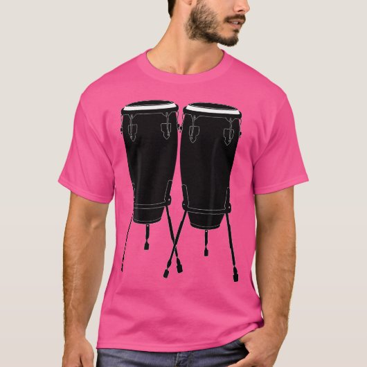 Conga Drums T-Shirt (Vorderseite)