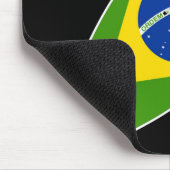 Conga-Flagge Brasilien Mousepad (Ecke)