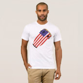 Conga-Flagge USA T-Shirt (Vorne ganz)