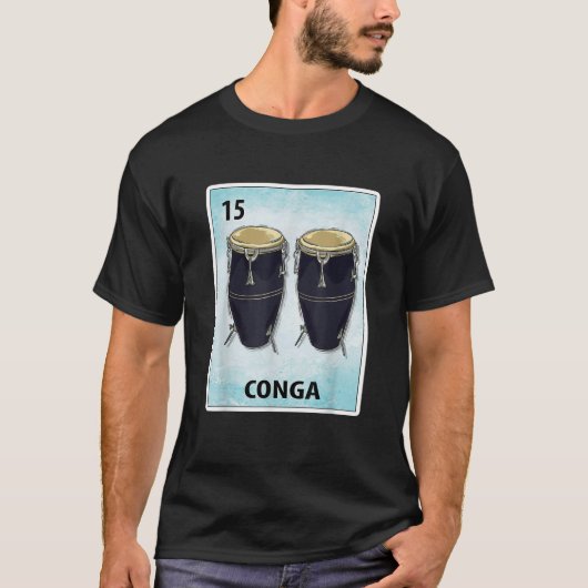 Conga Mexican Cards T Shirt (Vorderseite)