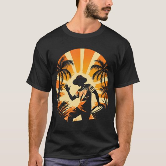 Conga Player Conguero Tumbadora Congas Drum T-Shirt (Vorderseite)