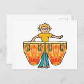 Conga Postkarte (Vorne/Hinten)