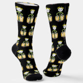 Conga spielender Stockmann Socken (Gewinkelt)