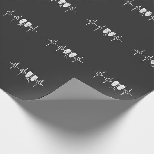 Conga-Trommel - beunruhigter Geschenkpapier (Ecke)