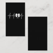 Conga-Trommel - beunruhigter Visitenkarte (Vorne/Hinten)