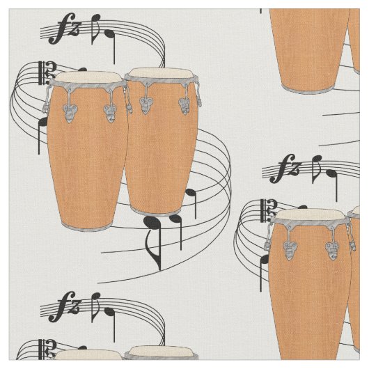 Conga-Trommeln Stoff (Nahaufnahme)
