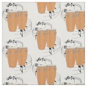 Conga-Trommeln Stoff (Muster)