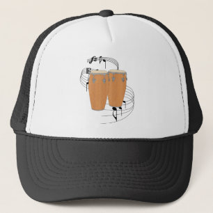 Conga-Trommeln Truckerkappe