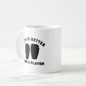 Conga trommelt Entwürfe Kaffeetasse (Vorderseite Links)