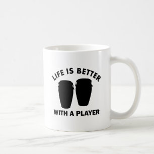 Conga trommelt Entwürfe Kaffeetasse