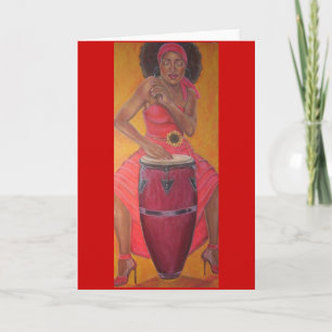 Conga Woman Karte