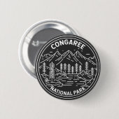 Congaree National Park South Carolina Monoline Button (Vorne & Hinten)