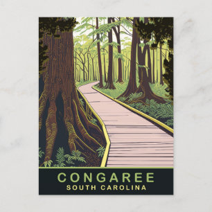 Congaree National Park South Carolina, Reisen Postkarte