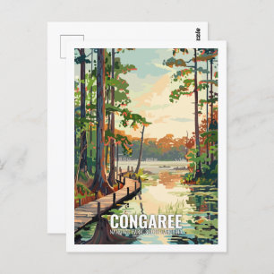 Congaree National Park South Carolina USA Postkarte
