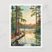 Congaree National Park South Carolina USA Postkarte (Vorderseite)