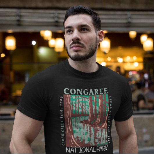 Congaree Nationalpark Cedar Creek Vintag T-Shirt