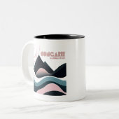 Congaree Nationalpark Colored Hills Zweifarbige Tasse (Vorderseite Links)