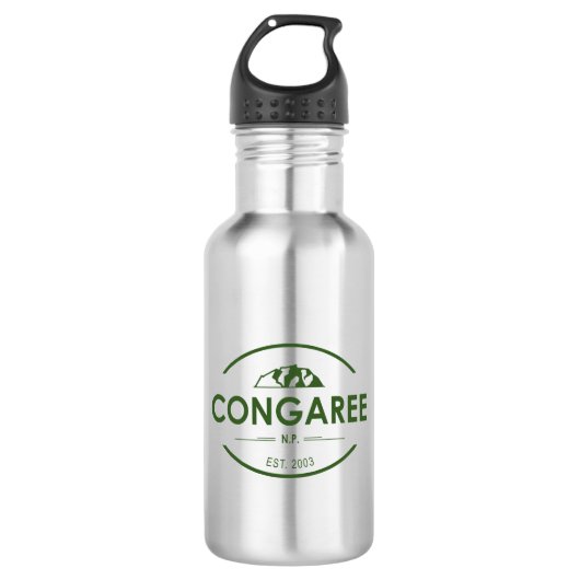 Congaree-Nationalpark Edelstahlflasche (Vorderseite)