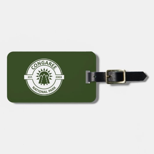 Congaree-Nationalpark Gepäckanhänger (Vorderseite horizontal)