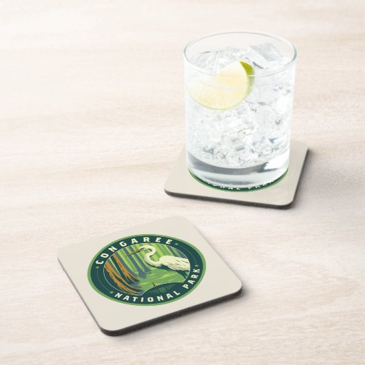 Congaree-Nationalpark Getränkeuntersetzer (Rechte Seite)