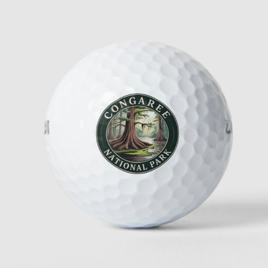 Congaree-Nationalpark Golfball (Vorderseite)