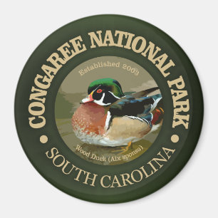 Congaree Nationalpark (hölzerne Ente) Magnet