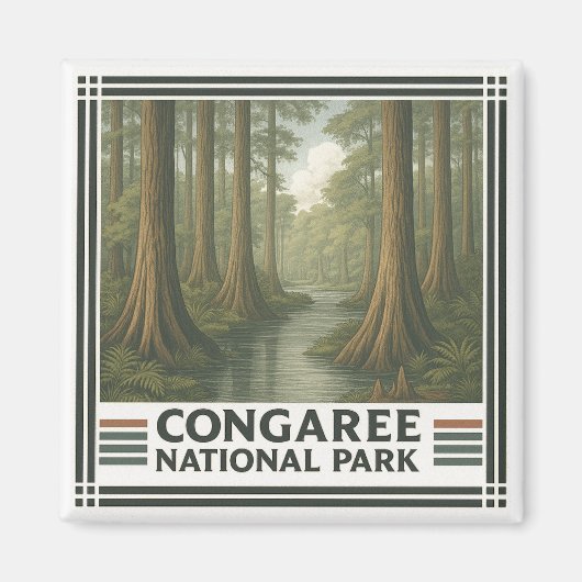 Congaree-Nationalpark Magnet (Vorne)