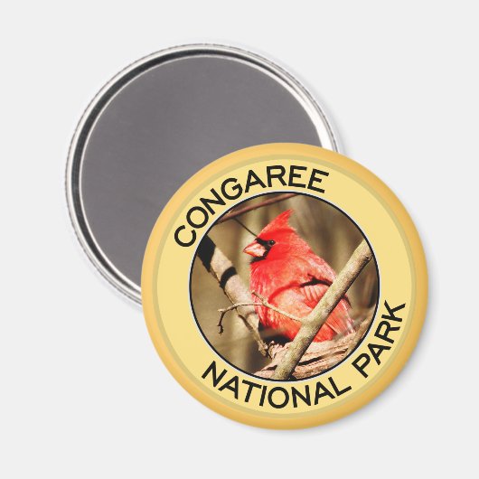 Congaree-Nationalpark Magnet (Vorderseite/Rückseite)