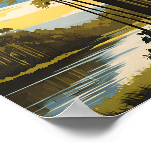 Congaree-Nationalpark Poster (Ecke)