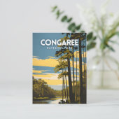 Congaree-Nationalpark Postkarte (Stehend Vorderseite)