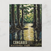Congaree-Nationalpark Postkarte (Vorderseite)