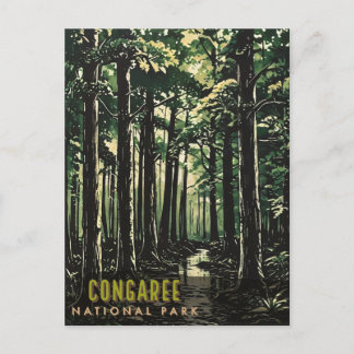 Congaree-Nationalpark Postkarte