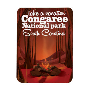 Congaree Nationalpark-Reiseposter Magnet