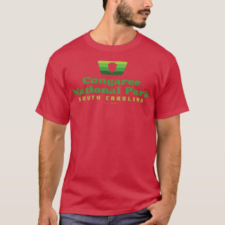 Congaree Nationalpark Retro Abzeichen Arrowhead Gr T-Shirt