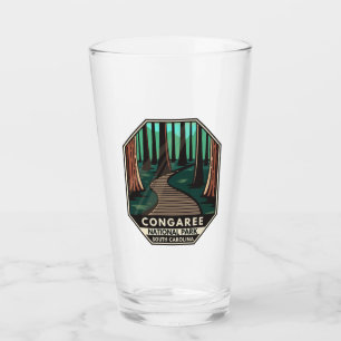 Congaree Nationalpark Retro Emblem Glas