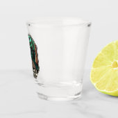 Congaree Nationalpark Retro Emblem Schnapsglas (Rechts)