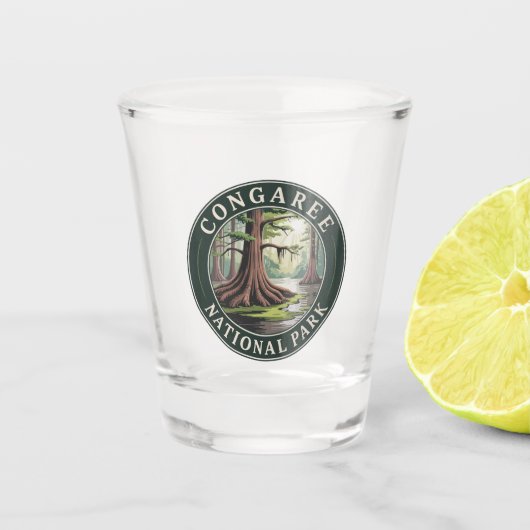 Congaree-Nationalpark Schnapsglas (Vorderseite)