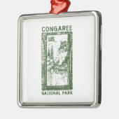 Congaree Nationalpark Silbernes Ornament (Links)