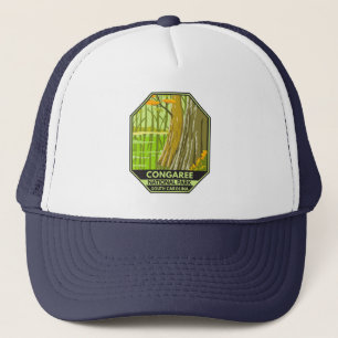 Congaree Nationalpark South Carolina Retro Truckerkappe