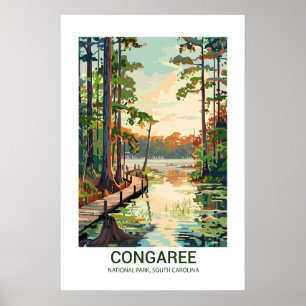 Congaree-Nationalpark South Carolina USA  Poster