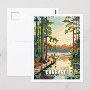 Congaree-Nationalpark South Carolina USA Postkarte