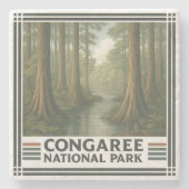 Congaree-Nationalpark Steinuntersetzer (Vorderseite)