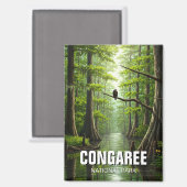 Congaree Nationalpark Süd Carolina Magnet (Vorderseite/Rückseite)