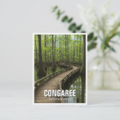 Congaree Nationalpark Süd Carolina Postkarte (Stehend Vorderseite)