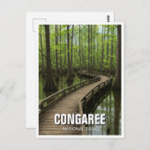 Congaree Nationalpark Süd Carolina Postkarte (Vorne/Hinten)