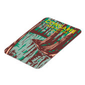Congaree Nationalpark Süd Carolina Vintag Mag Magnet (Linke Seite)