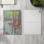 Congaree Nationalpark Süd Carolina Vintag Postkarte<br><div class="desc">Congaree Vektorgrafik Design. Der Park beherbergt den größten,  in den Staaten links Trakt des Bodenwaldes mit altem Wachstum.</div>