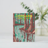 Congaree Nationalpark Süd Carolina Vintag Postkarte (Stehend Vorderseite)
