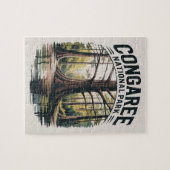 Congaree Nationalpark Süd Carolina Wilderness Puzzle (Horizontal)