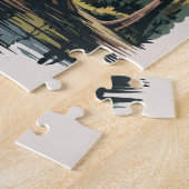 Congaree Nationalpark Süd Carolina Wilderness Puzzle (Seite)